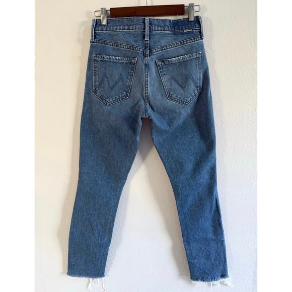 Mother SUPERIOR The Mid Rise Dazzler Ankle Step Fray Something To Remember 26 - Picture 8 of 14